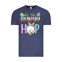 Vintage Denim Do the bunny hop Easter Day Vintage Tee - HowdyJamesFarm