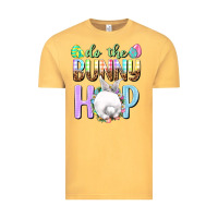Vintage Mustard Do the bunny hop Easter Day Vintage Tee - HowdyJamesFarm