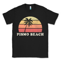 Black Pismo Beach CA Vintage 70s Retro Throwback Design Classic Tee - longCreatives