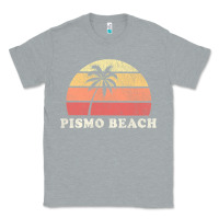 Heather Grey Pismo Beach CA Vintage 70s Retro Throwback Design Classic Tee - longCreatives