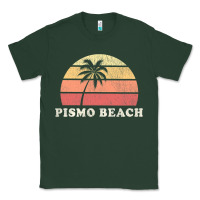 Sports Green Pismo Beach CA Vintage 70s Retro Throwback Design Classic Tee - longCreatives