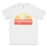 White Pismo Beach CA Vintage 70s Retro Throwback Design Classic Tee - longCreatives
