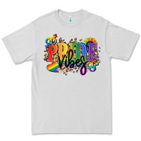 Dove Grey Pride vibes Premium Tee - NancyCooperArtShop