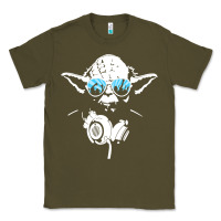 Army Green DJ Yoda Classic Tee - longCreatives