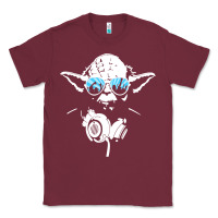 Burgundy DJ Yoda Classic Tee - longCreatives