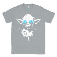 Heather Grey DJ Yoda Classic Tee - longCreatives