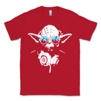Red DJ Yoda Classic Tee - longCreatives
