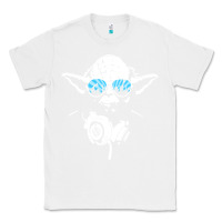 White DJ Yoda Classic Tee - longCreatives