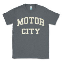 Charcoal Heather Classic Motor City Detroit Varsity Classic Tee - longCreatives