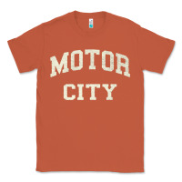 Copper Classic Motor City Detroit Varsity Classic Tee - longCreatives