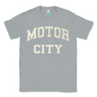 Heather Grey Classic Motor City Detroit Varsity Classic Tee - longCreatives