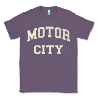 Lavender Classic Motor City Detroit Varsity Classic Tee - longCreatives