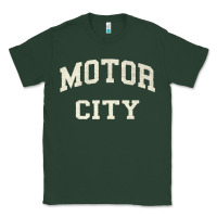 Sports Green Classic Motor City Detroit Varsity Classic Tee - longCreatives