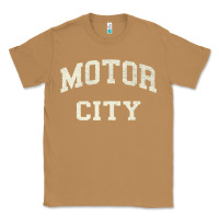 Toasted Coconut Classic Motor City Detroit Varsity Classic Tee - longCreatives