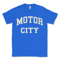 True Royal Classic Motor City Detroit Varsity Classic Tee - longCreatives