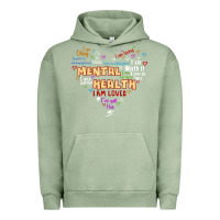 Pigment Oil Green mental health matters Urban Hoodie - JahusDesignShop