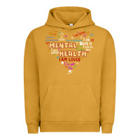 Pigment Peanut Butter mental health matters Urban Hoodie - JahusDesignShop