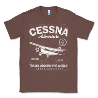 Chestnut cessna distressed Classic Tee - longCreatives