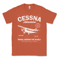 Copper cessna distressed Classic Tee - longCreatives
