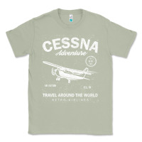 Matcha cessna distressed Classic Tee - longCreatives