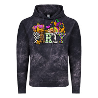Cloud Black mardi gras  party olivia Vintage Hoodie - OliviaCreatesArt