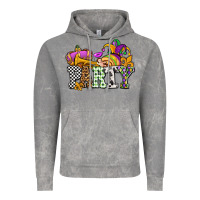 Cloud Rock mardi gras  party olivia Vintage Hoodie - OliviaCreatesArt
