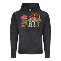 Vintage Black mardi gras  party olivia Vintage Hoodie - OliviaCreatesArt