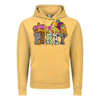 Vintage Mustard mardi gras  party olivia Vintage Hoodie - OliviaCreatesArt