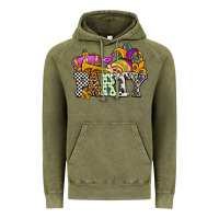 Vintage Olive mardi gras  party olivia Vintage Hoodie - OliviaCreatesArt