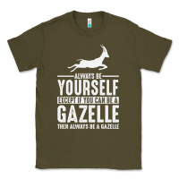Army Green Gazelle Gift Lover Classic Tee - longCreatives