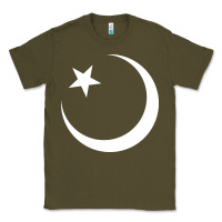 Army Green Islam Symbol Design white Classic Tee - longCreatives