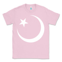 Bubblegum Pink Islam Symbol Design white Classic Tee - longCreatives