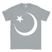 Heather Grey Islam Symbol Design white Classic Tee - longCreatives