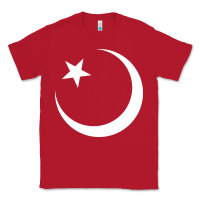 Red Islam Symbol Design white Classic Tee - longCreatives