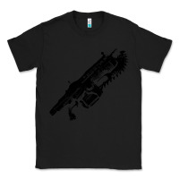 Black Gears of war lancer Classic Tee - longCreatives