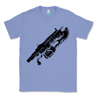 Colony Blue Gears of war lancer Classic Tee - longCreatives