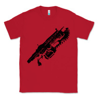 Red Gears of war lancer Classic Tee - longCreatives