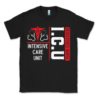 Black ICU Registered Nurse Medical Intensive Care Unit Classic Tee - longCreatives