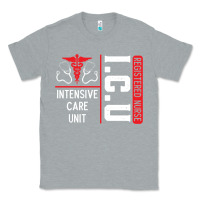 Heather Grey ICU Registered Nurse Medical Intensive Care Unit Classic Tee - longCreatives