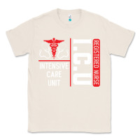 Natural ICU Registered Nurse Medical Intensive Care Unit Classic Tee - longCreatives