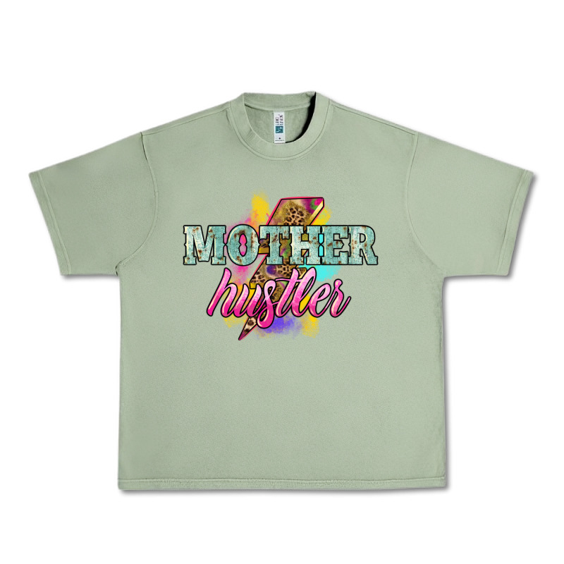 Mother Hustler Lightning Bolt Mother's Day Urban Heavy Tee by HowdyJamesFarm | Teevron