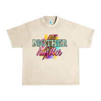 Sandshell Mother hustler lightning bolt mother's day Urban Heavy Tee - HowdyJamesFarm