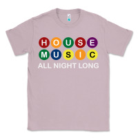 Lilac House Music All Night Long Ravers Classic Tee - longCreatives