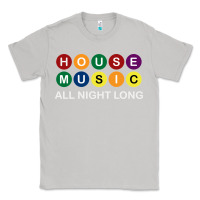 Moon Dust House Music All Night Long Ravers Classic Tee - longCreatives
