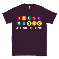 Plum House Music All Night Long Ravers Classic Tee - longCreatives