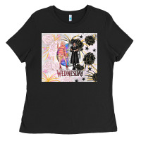 Black gothic girl and colorful girl best friends with ro Ladies Tee - TumblerDesignByShophia