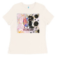 Bone gothic girl and colorful girl best friends with ro Ladies Tee - TumblerDesignByShophia