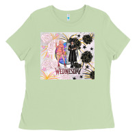 Matcha gothic girl and colorful girl best friends with ro Ladies Tee - TumblerDesignByShophia