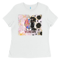 White gothic girl and colorful girl best friends with ro Ladies Tee - TumblerDesignByShophia