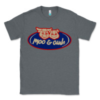 Charcoal Heather Moo and Oink Chicago Classic Tee - longCreatives